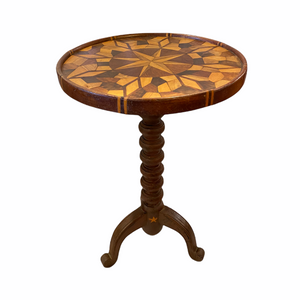 French Inlaid Drink Table