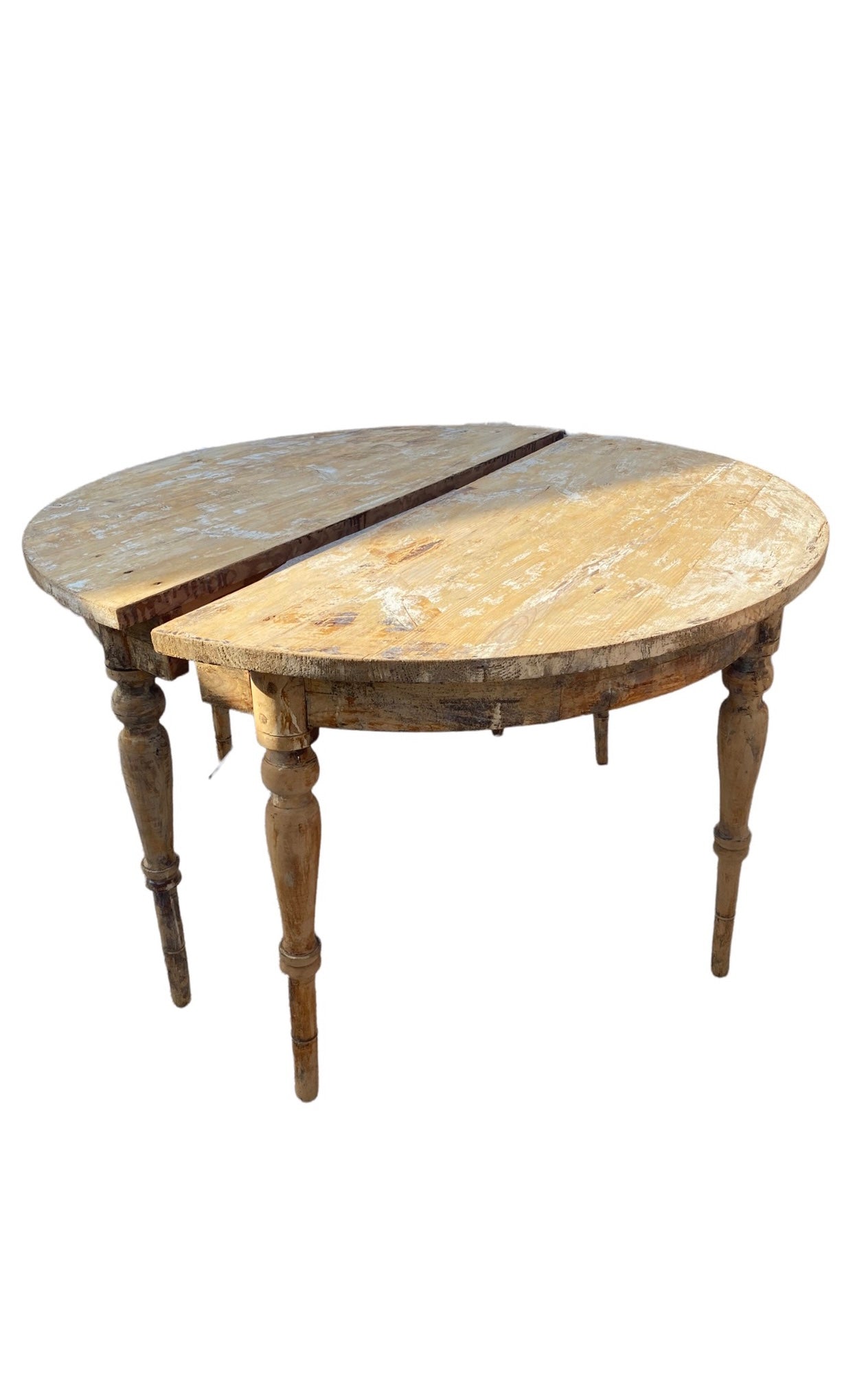 Pair Swedish Demilune Tables