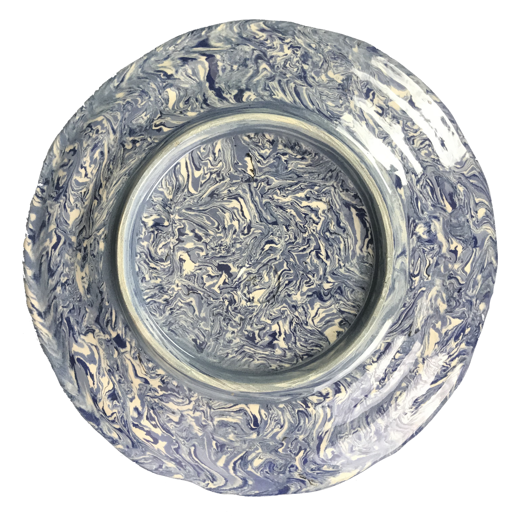 French Blue Aptware Salad Plate