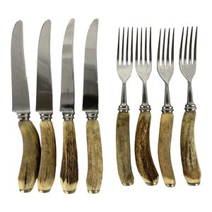 English Antler Cutlery Set