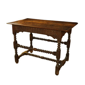 English Carved Centre Table