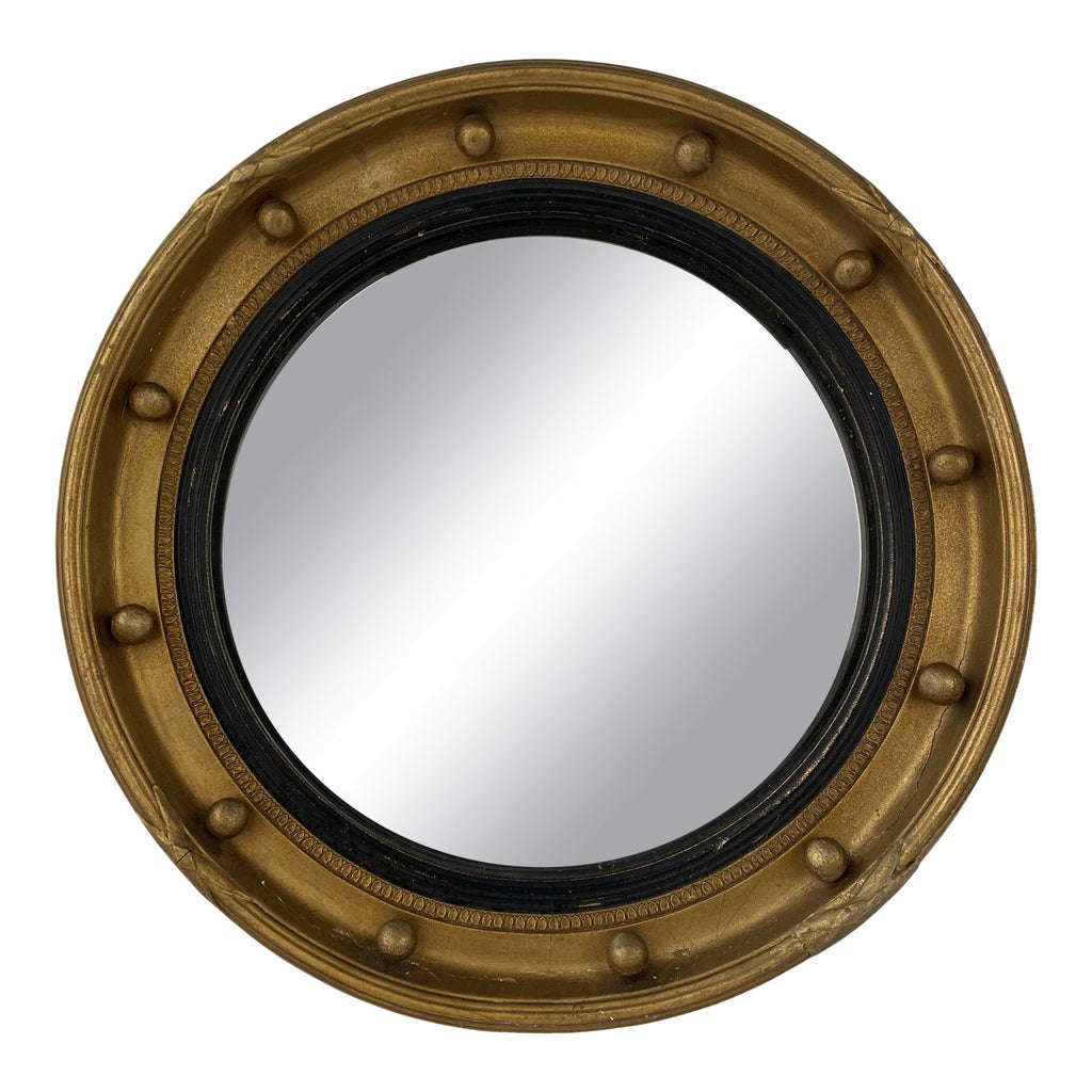 English Convex Round Mirror