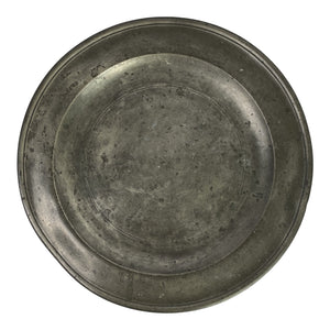 English Pewter Charger
