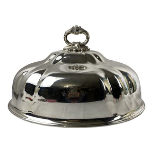 English Silverplate Meat Dome