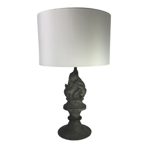 French Zinc Table Lamp