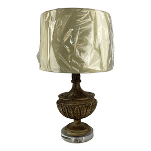 French Lamp With Linen Shade