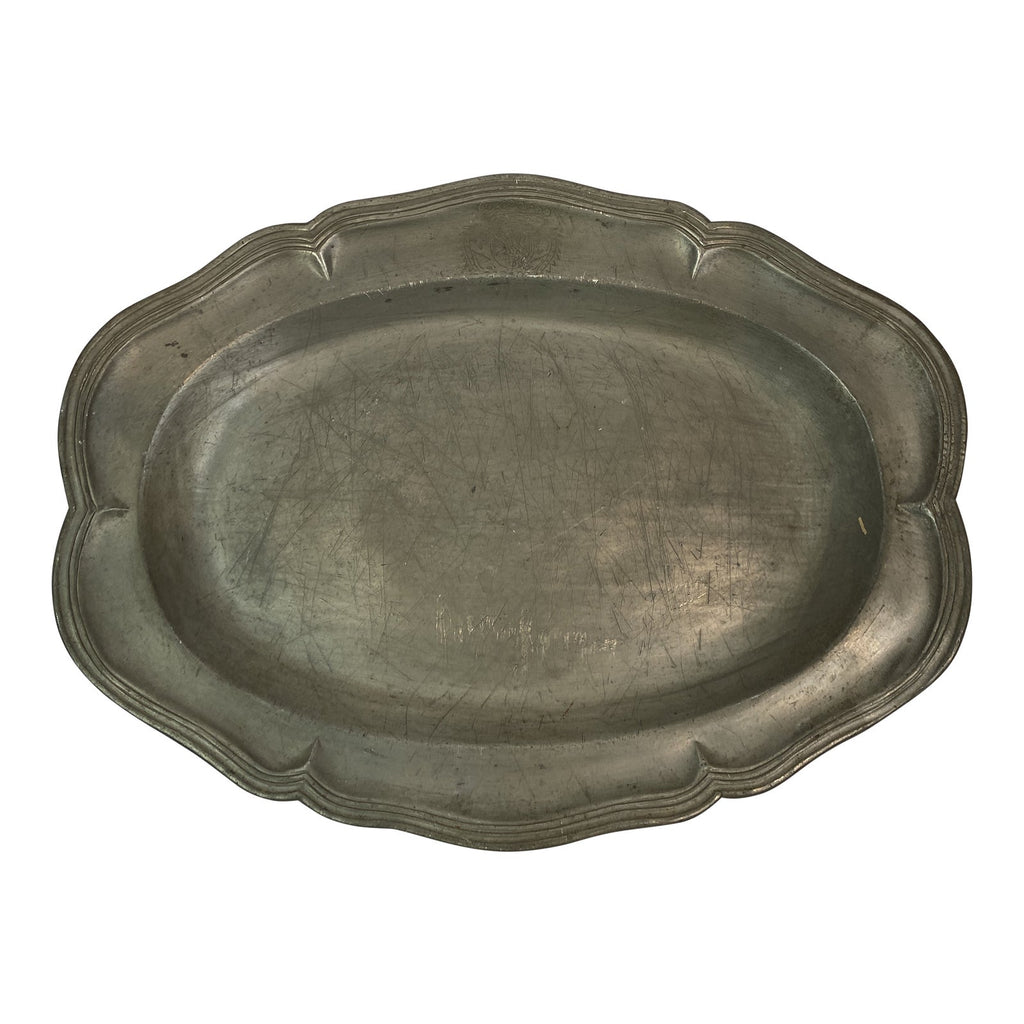 French Pewter Platter