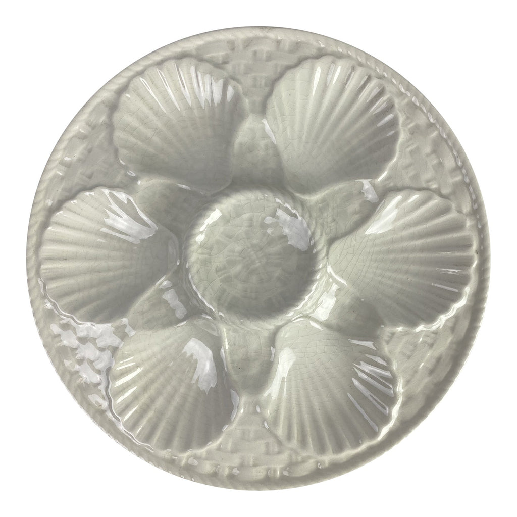 French White Oyster Plate