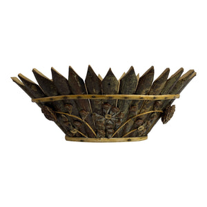 Late 19th Century French Tramp Art Basket