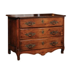 Louis XV Oak Commode with Bronze Hardware