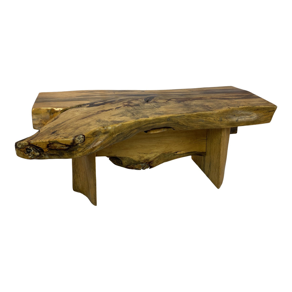 Mid-Century French Live Edge Cocktail Table