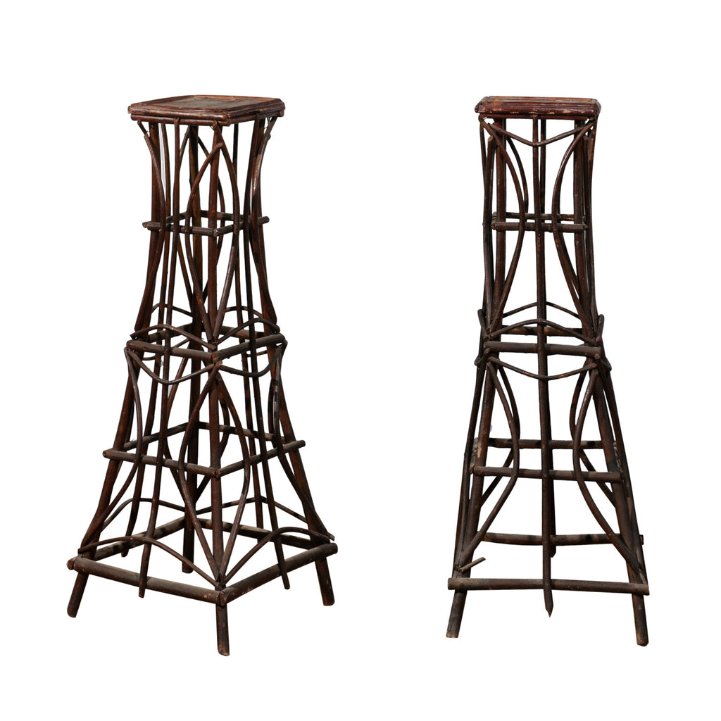 Pair of French Twig Stands