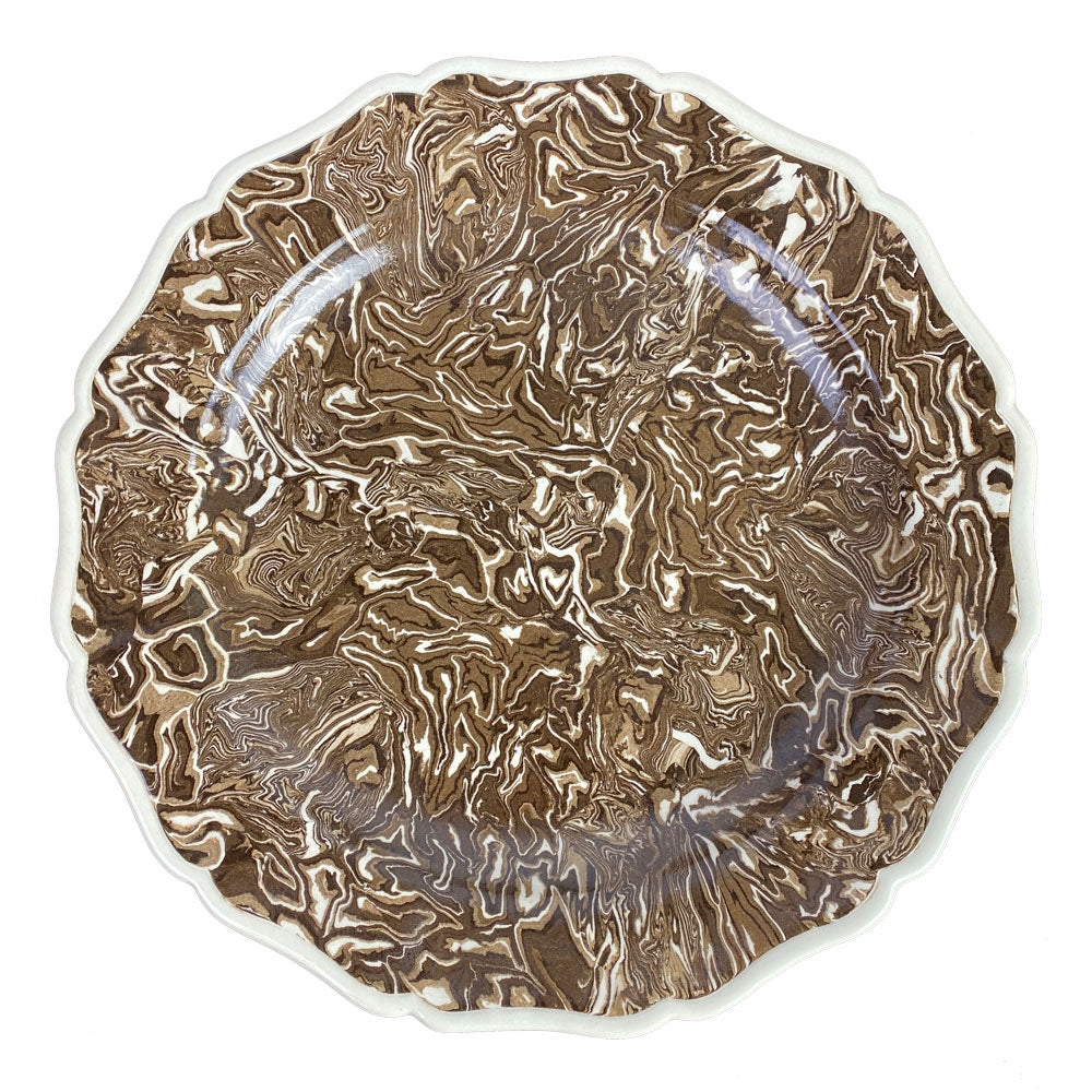 French Aptware Brown Plate