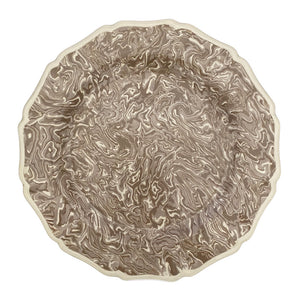 French Aptware Grey 11" Dinner Plate (12 available)