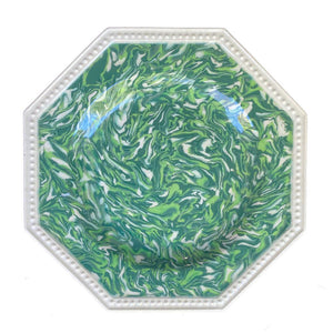 French Aptware Green Plate