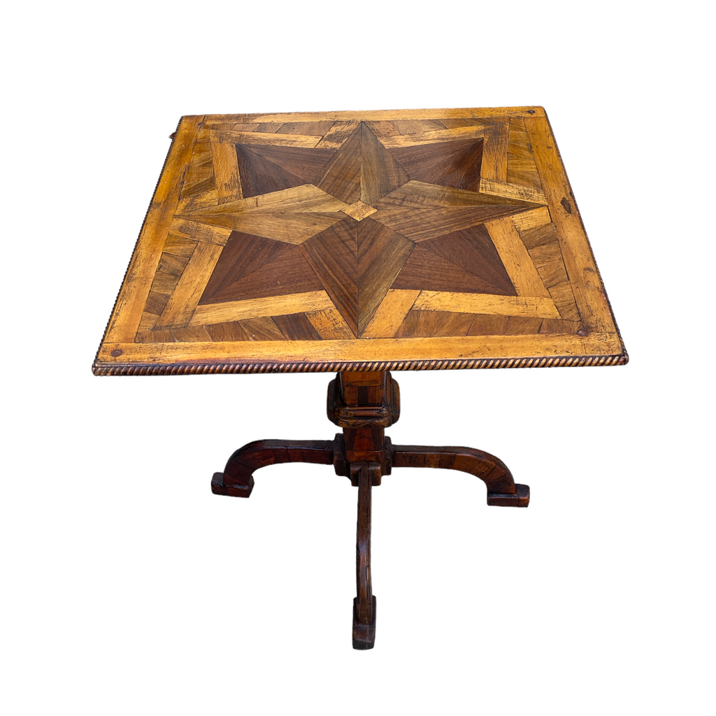 French Small Inlaid Table