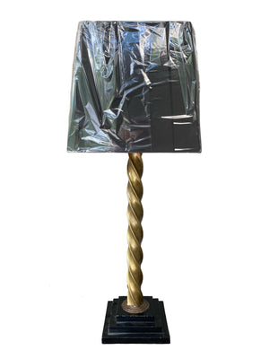 English Brass Tall Lamp