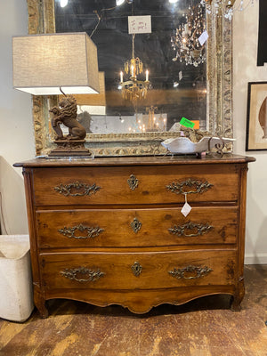 Louis XV Oak Commode with Bronze Hardware