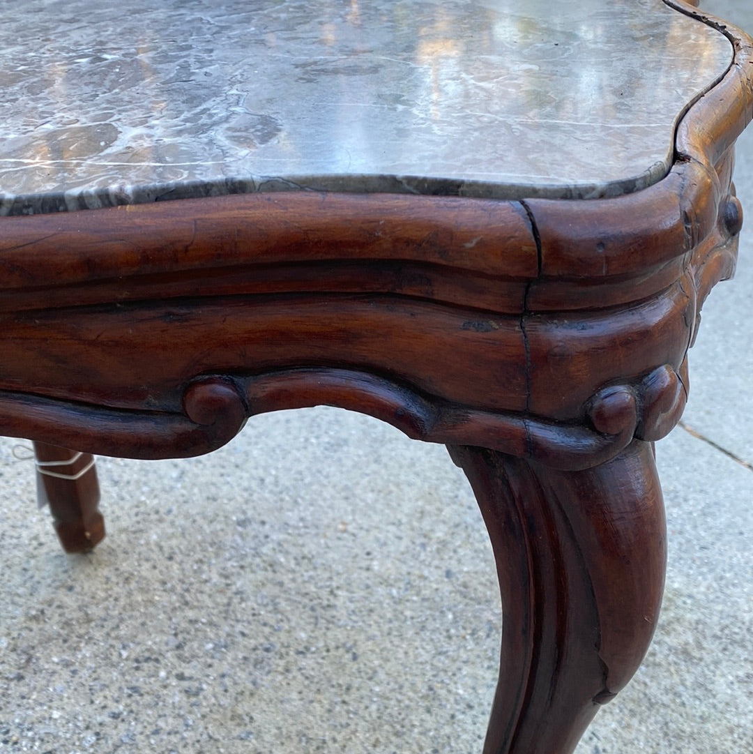 French Marble Top Table