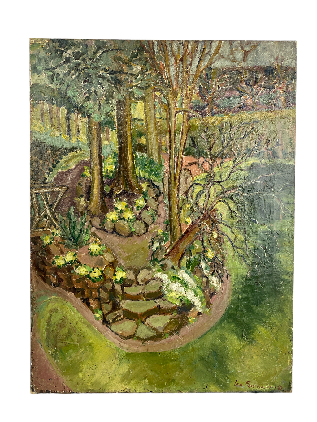 English 1940’s Landscape on Canvas