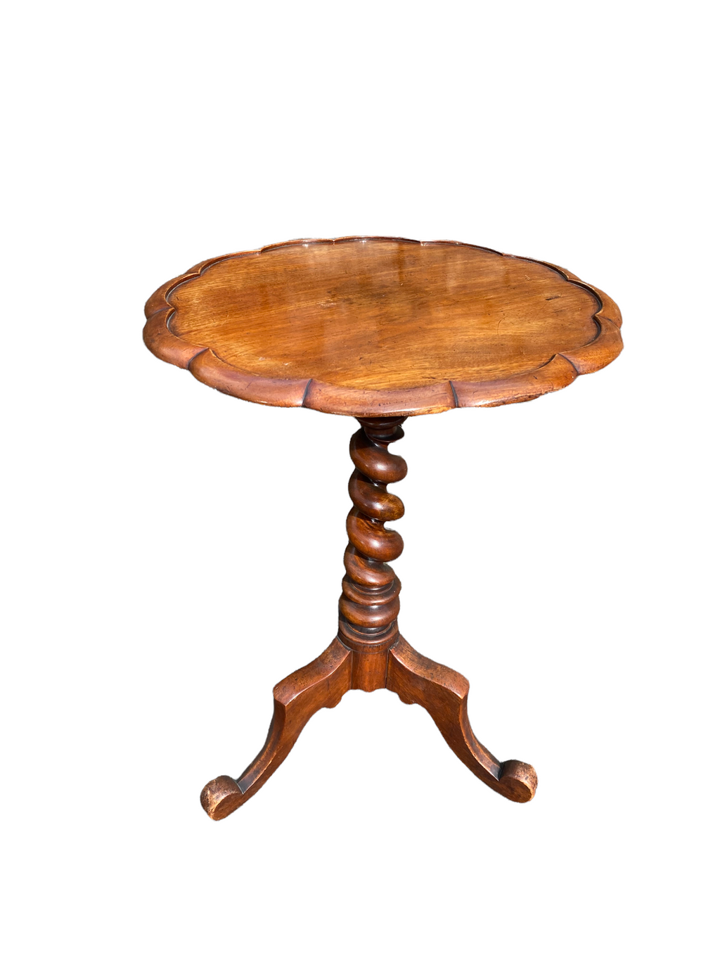 English Barley Twist Drink Table