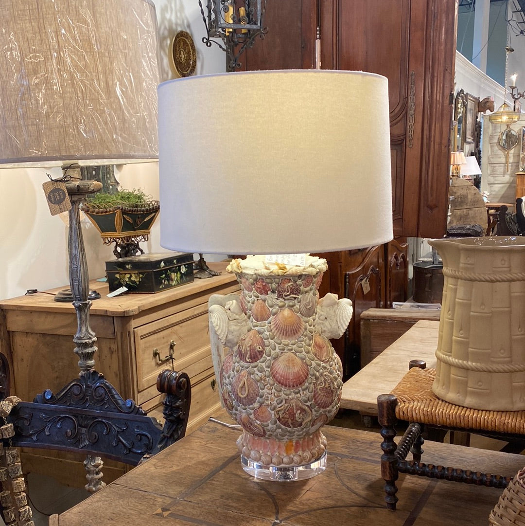 French Shell Lamp