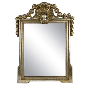 Italian Silver Gilt Mirror